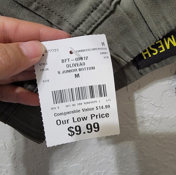 Green/gray cargo pants - Picture 6 of 6